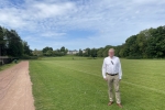 Jackson Carlaw pictured at Crookfur Park